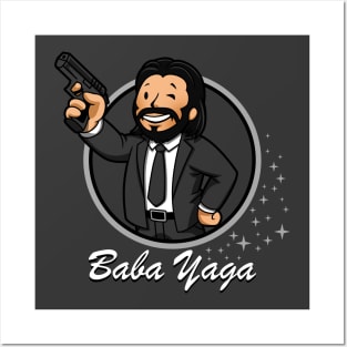 Cute Keanu Baba Yaga Assassin Movie Gamer Mascot Parody Posters and Art